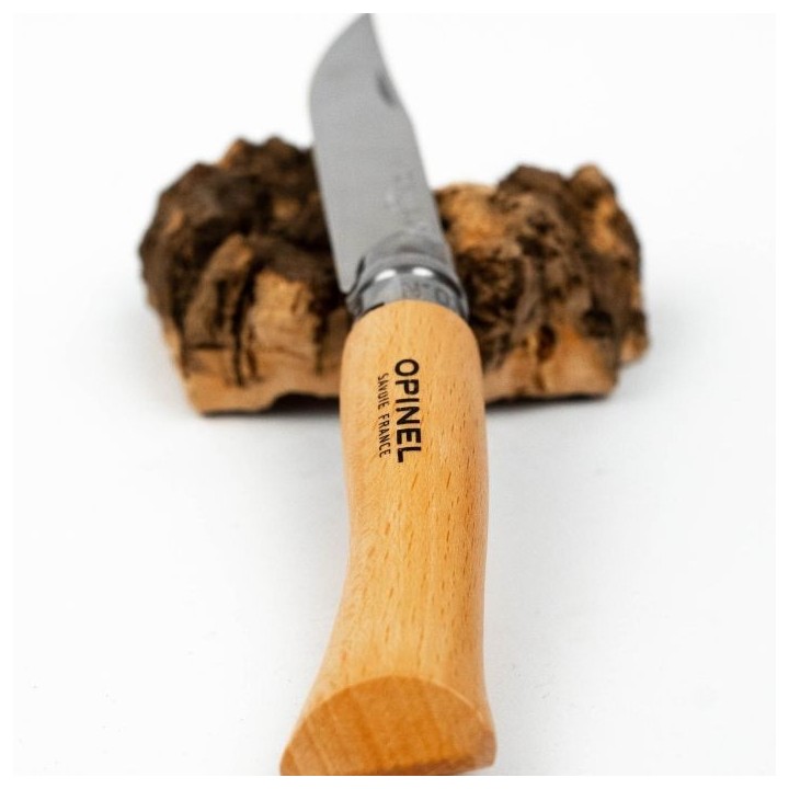 Navaja Opinel Nº7 Inox — Navaja clásica francesa EDC hoja 8 cm | Barroco Cuchillería