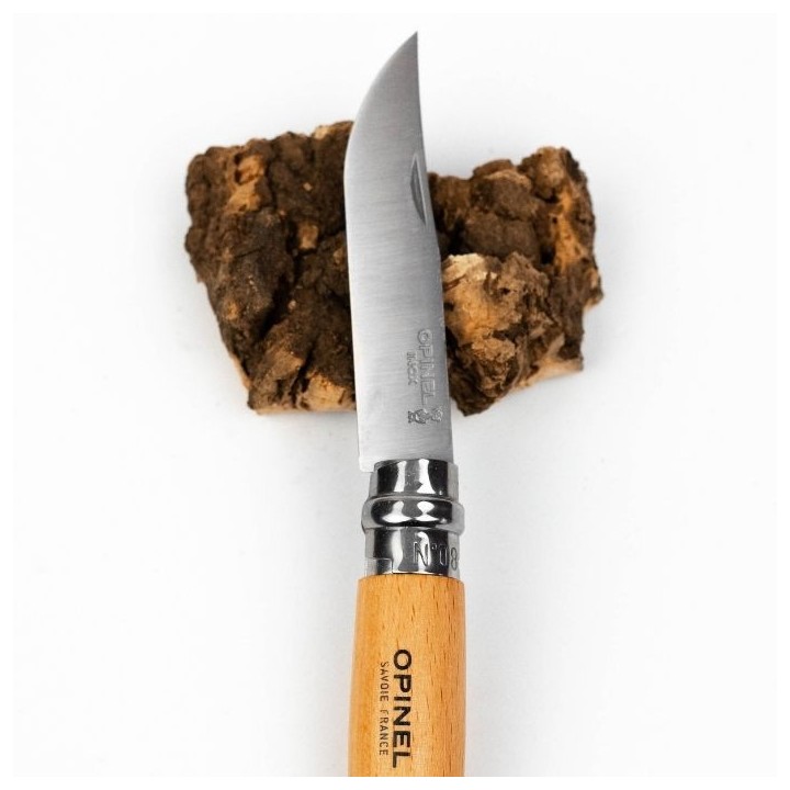 Navaja Opinel Nº8 Inox — Navaja clásica francesa EDC hoja 8,5 cm | Barroco Cuchillería